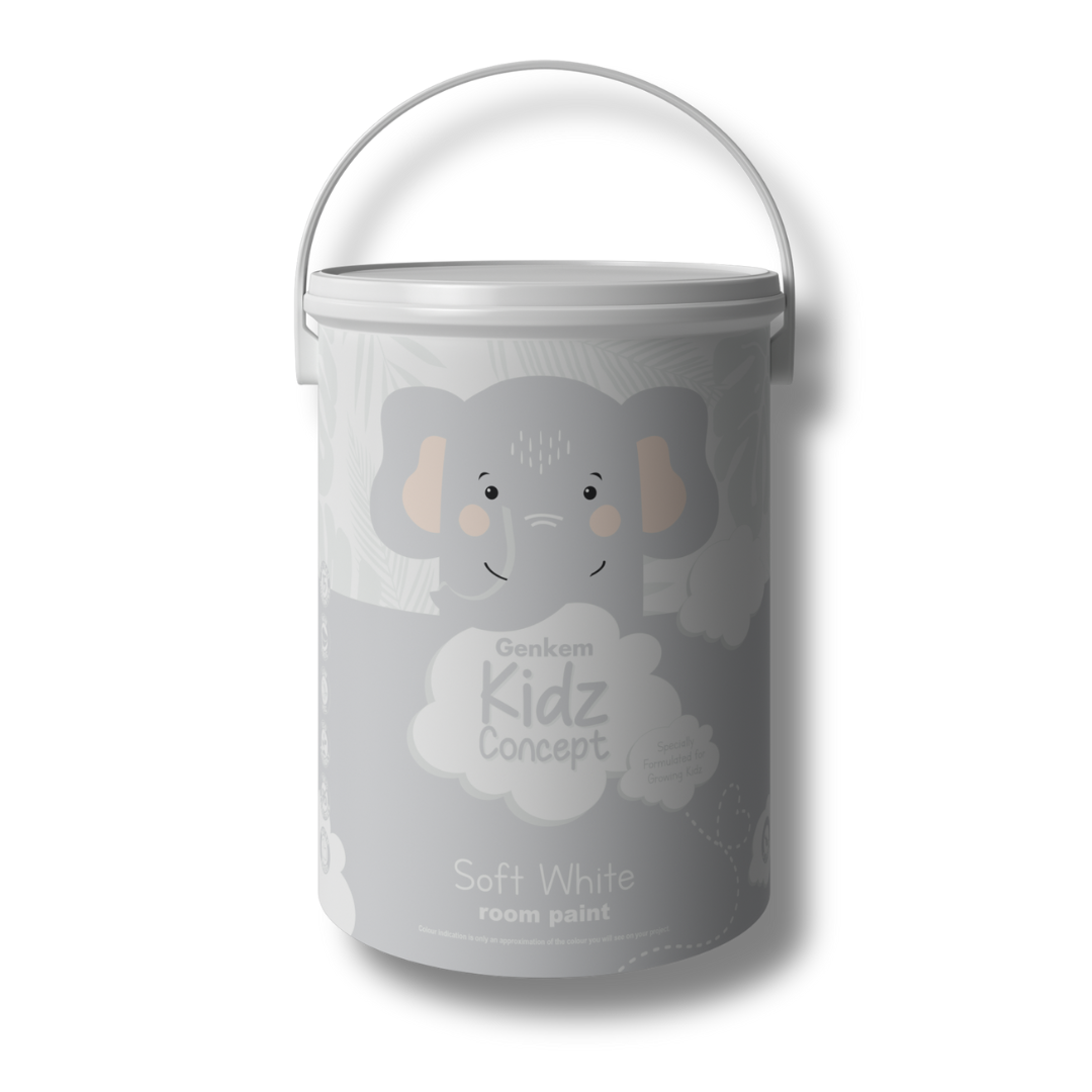 Genkem Kidz Concept Room Paint - Soft White