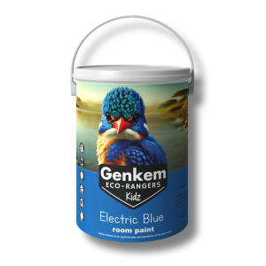 Genkem Kidz Eco-Rangers Room Paint - Electric Blue