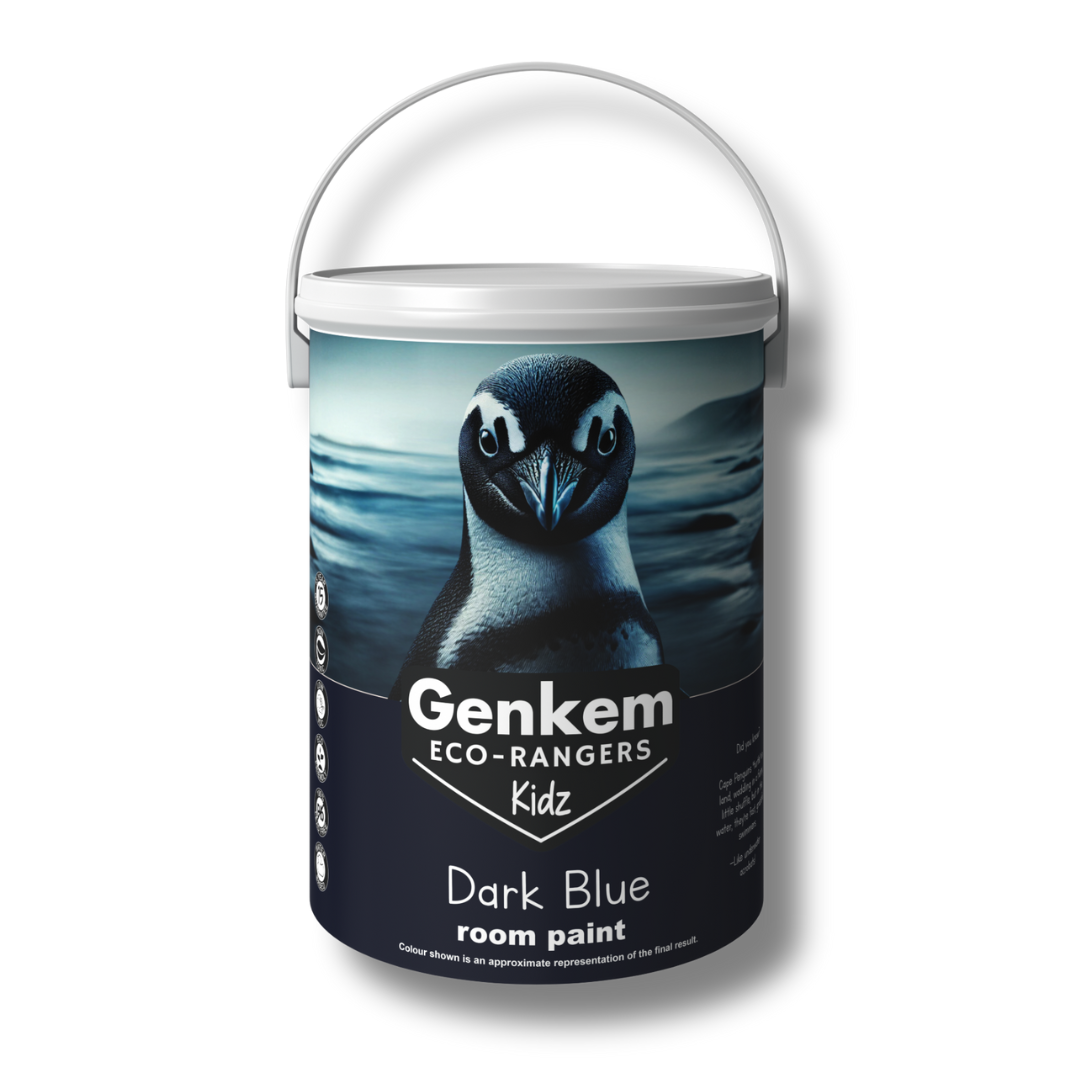 Genkem Kidz Eco-Rangers Room Paint - Dark Blue