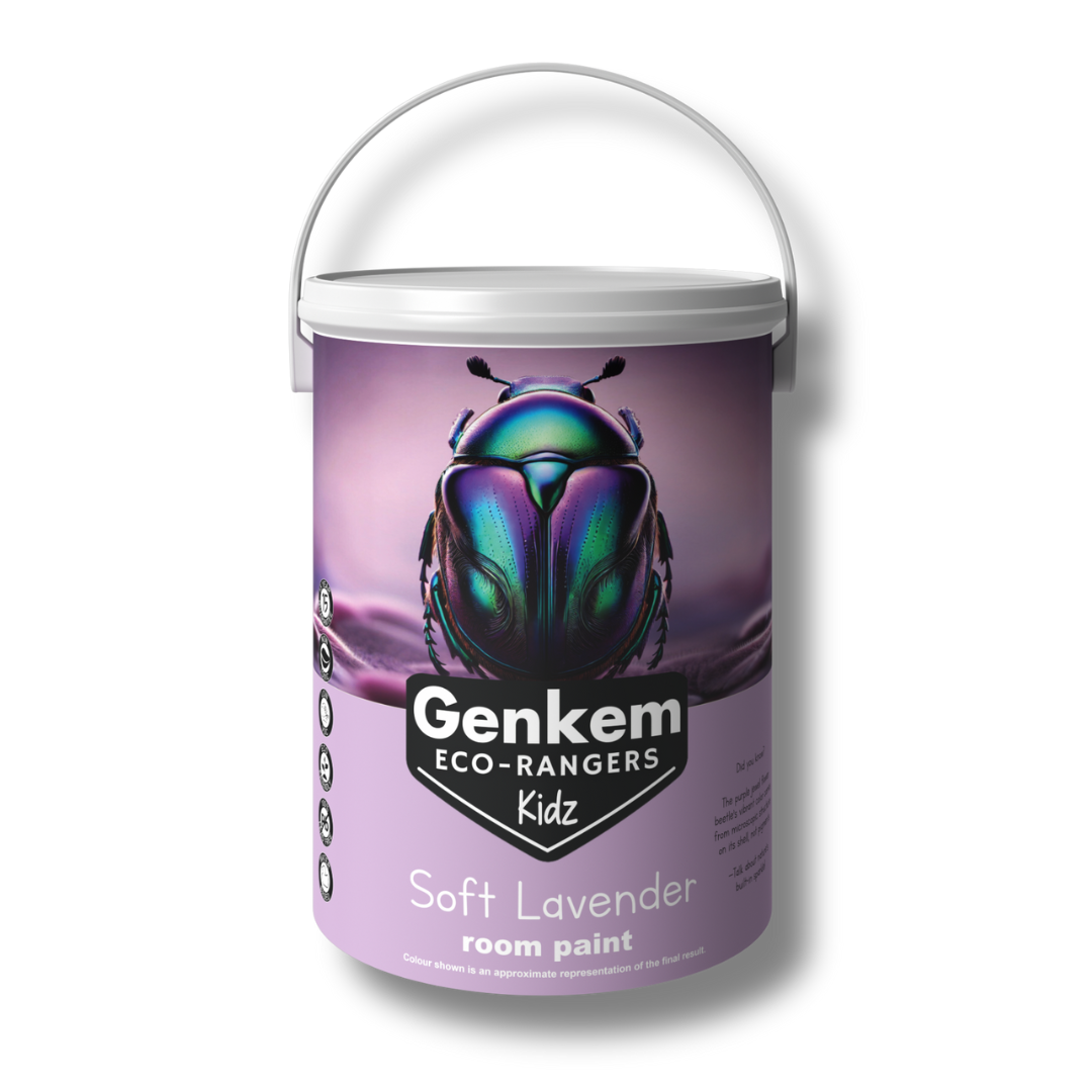 Genkem Kidz Eco-Rangers Room Paint - Soft Lavender