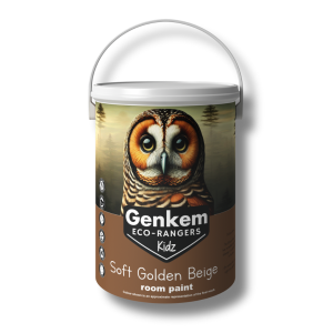 Genkem Kidz Eco-Rangers Room Paint - Soft Golden Beige