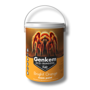Genkem Kidz Eco-Rangers Room Paint - Bright Orange