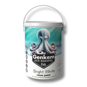 Genkem Kidz Eco-Rangers Room Paint - Bright White