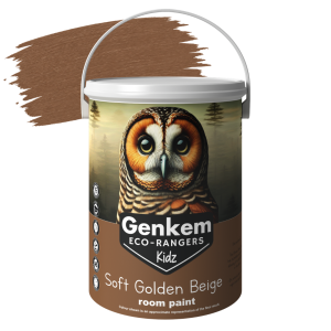 Genkem Kidz Eco-Rangers Room Paint - Soft Golden Beige