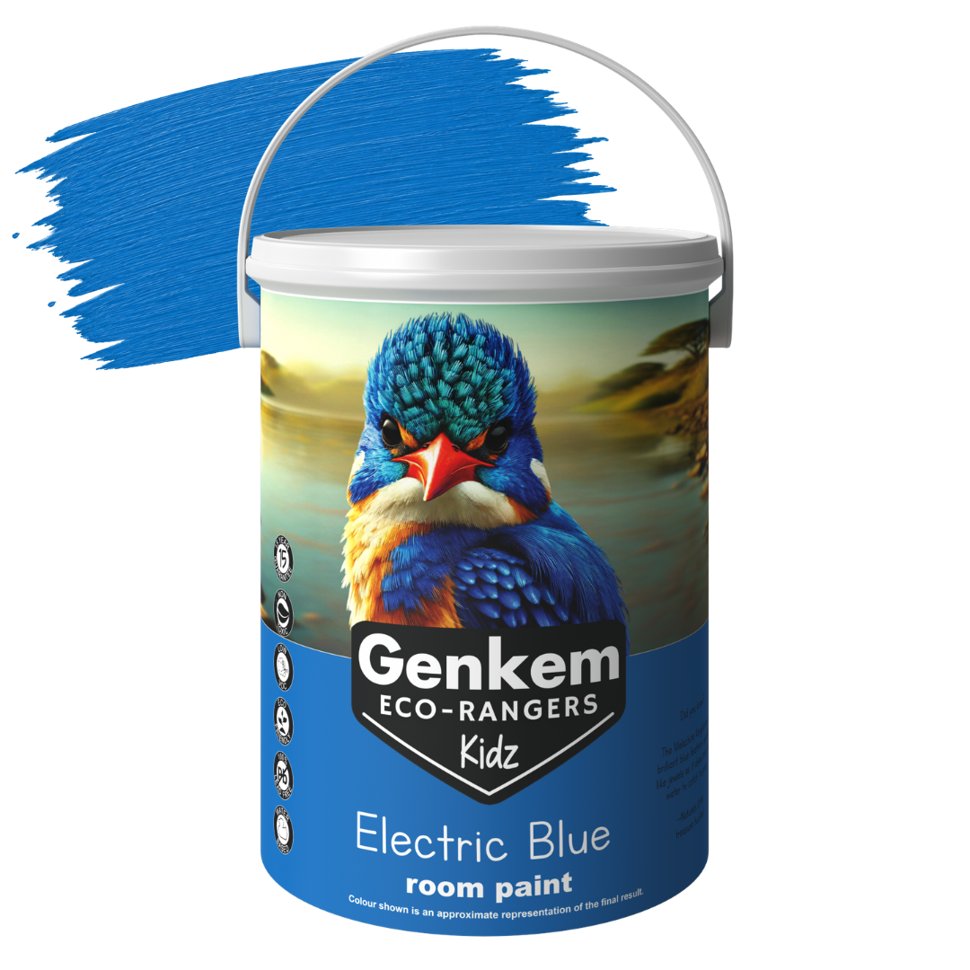 Genkem Kidz Eco-Rangers Room Paint - Electric Blue