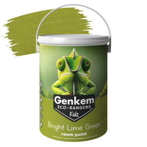 Genkem Kidz Eco-Rangers Room Paint - Bright Lime Green
