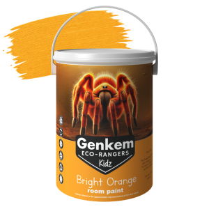Genkem Kidz Eco-Rangers Room Paint - Bright Orange