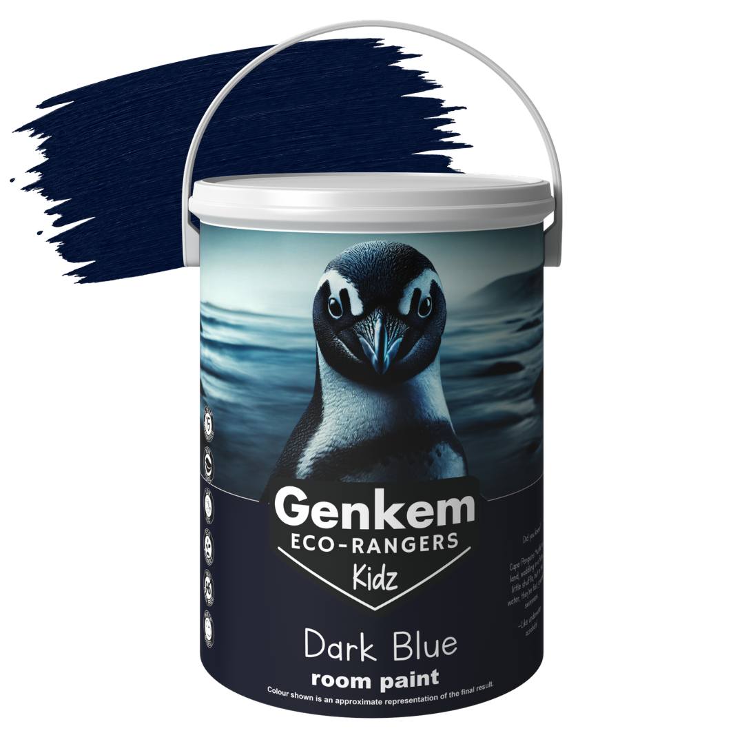 Genkem Kidz Eco-Rangers Room Paint - Dark Blue