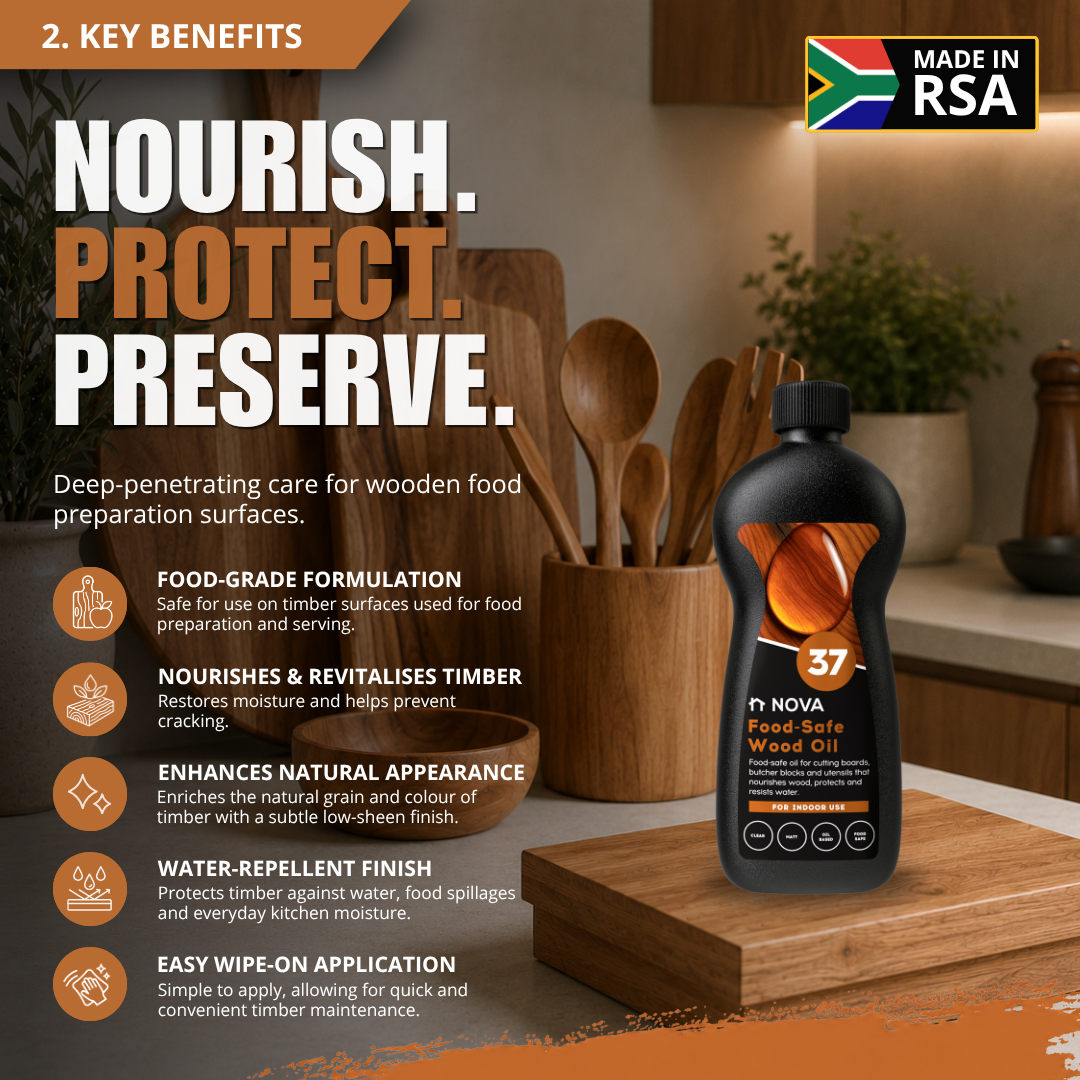 Nova 37 Food-Safe Wood Oil - Image 2
