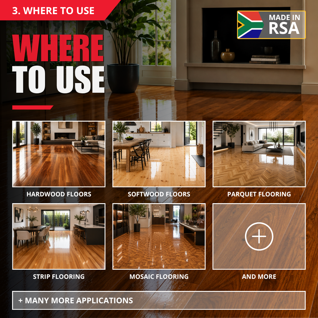 Bourne Gleem High Gloss Wooden Floor Sealer - Image 3