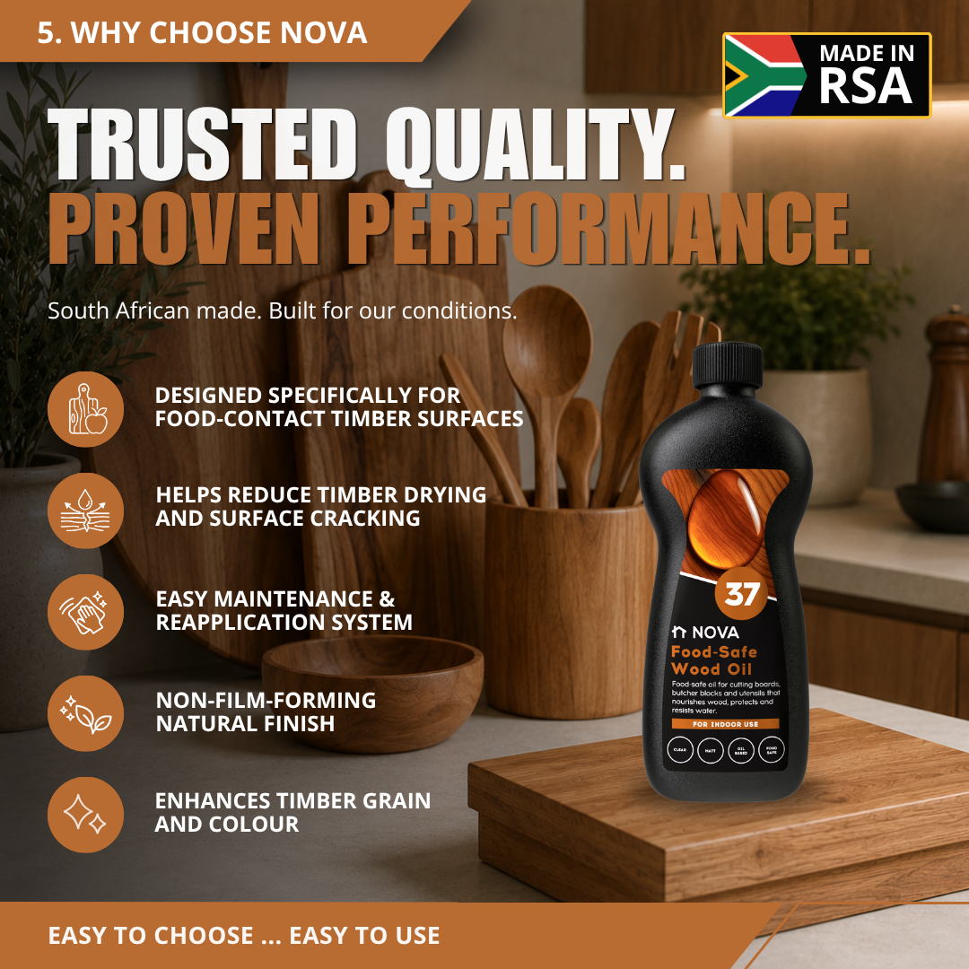 Nova 37 Food-Safe Wood Oil - Image 5