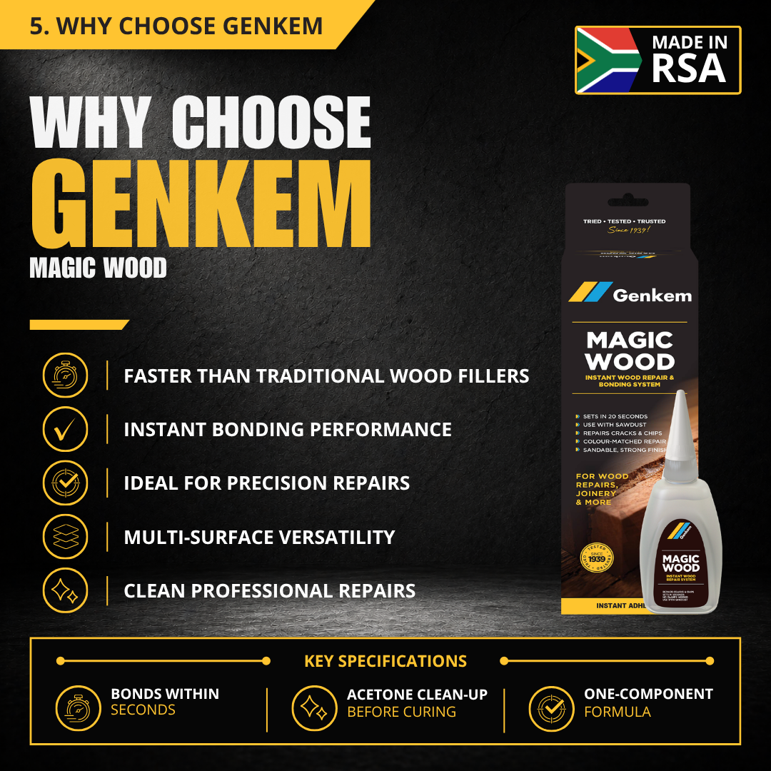 Genkem Magic Wood Instant Adhesive - Image 5