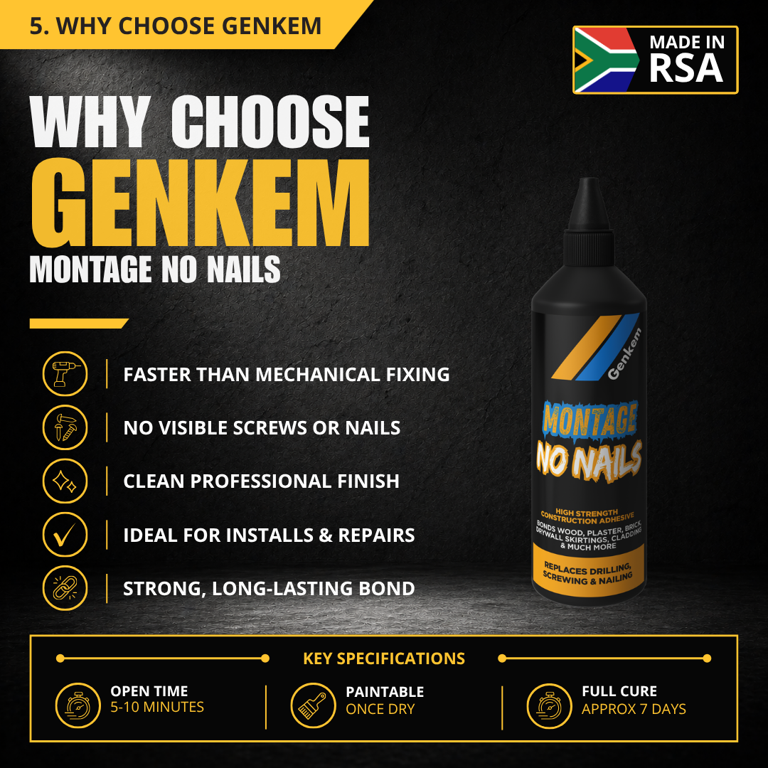 Genkem Montage No Nails Adhesive - Image 5