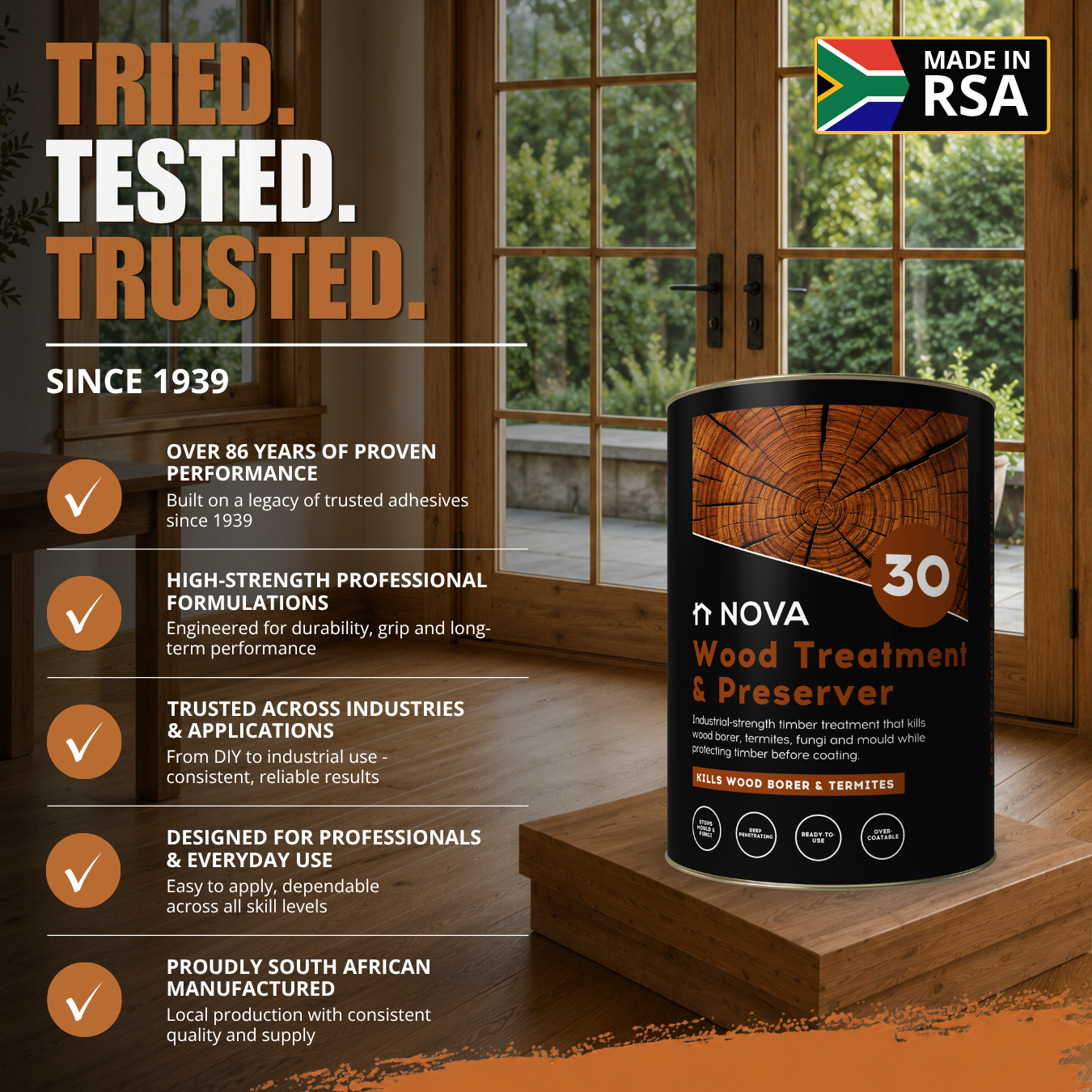 Nova 30 Wood Treatment & Preserver - Image 3