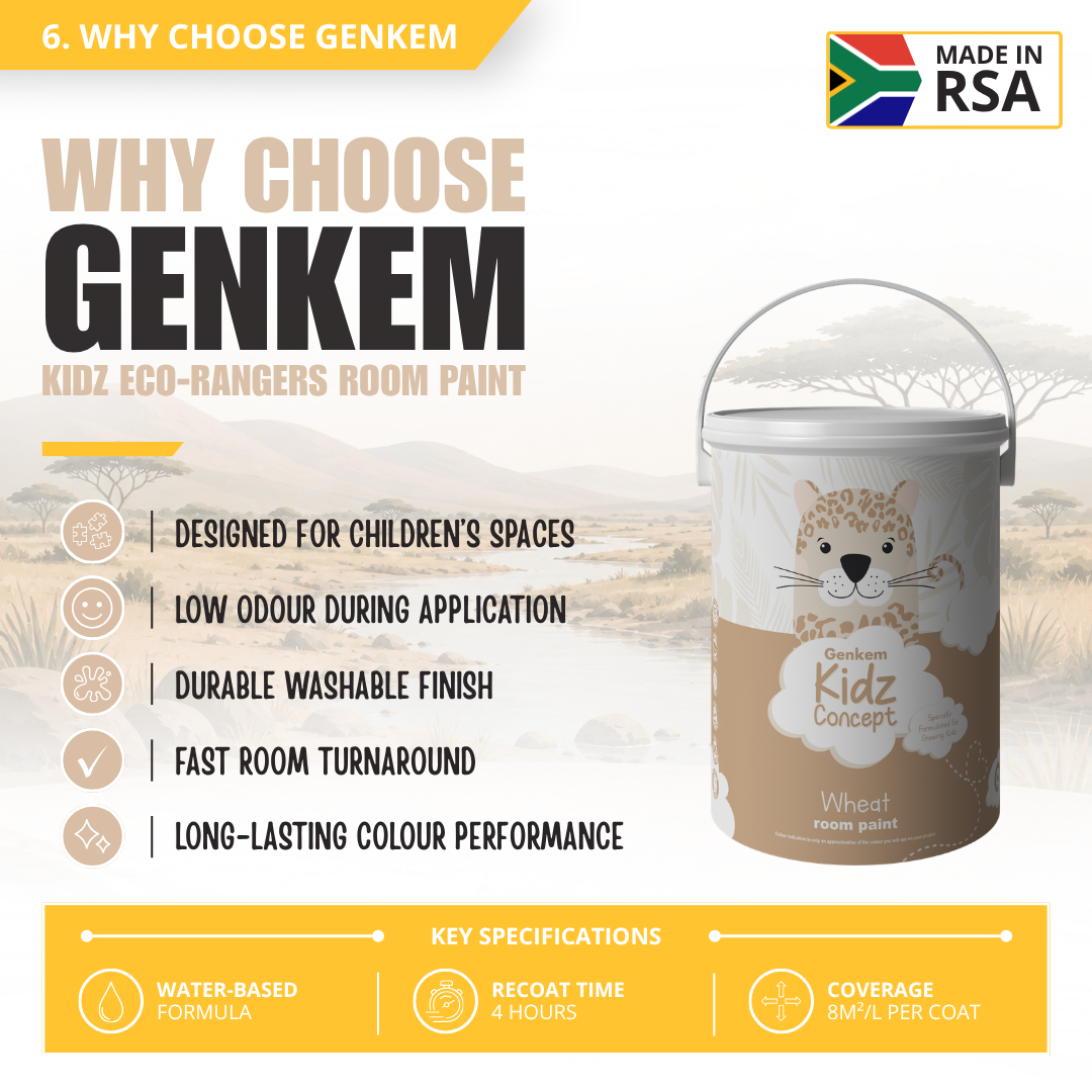 Genkem Kidz Concept Room Paint - Wheat - Image 6