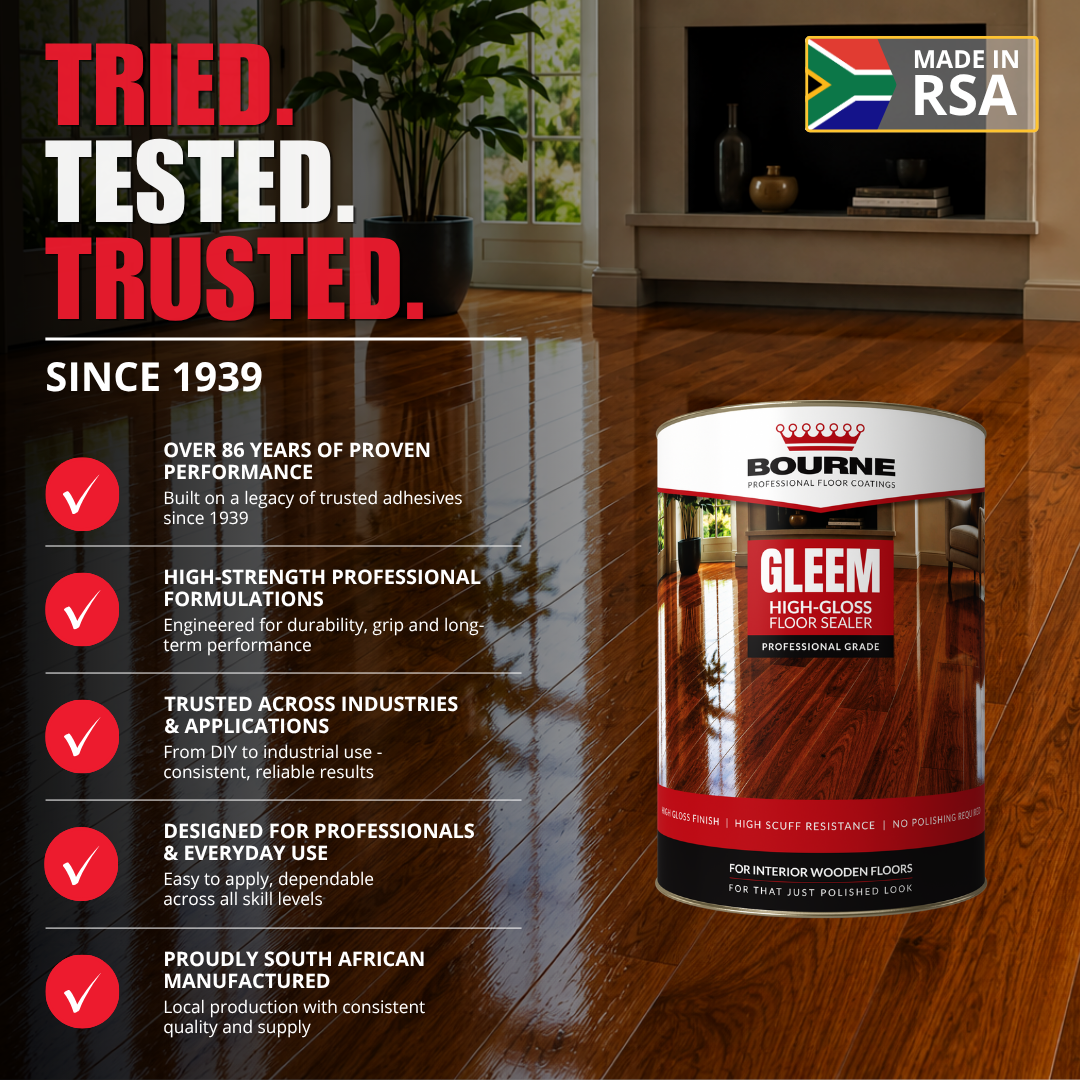 Bourne Gleem High Gloss Wooden Floor Sealer - Image 6