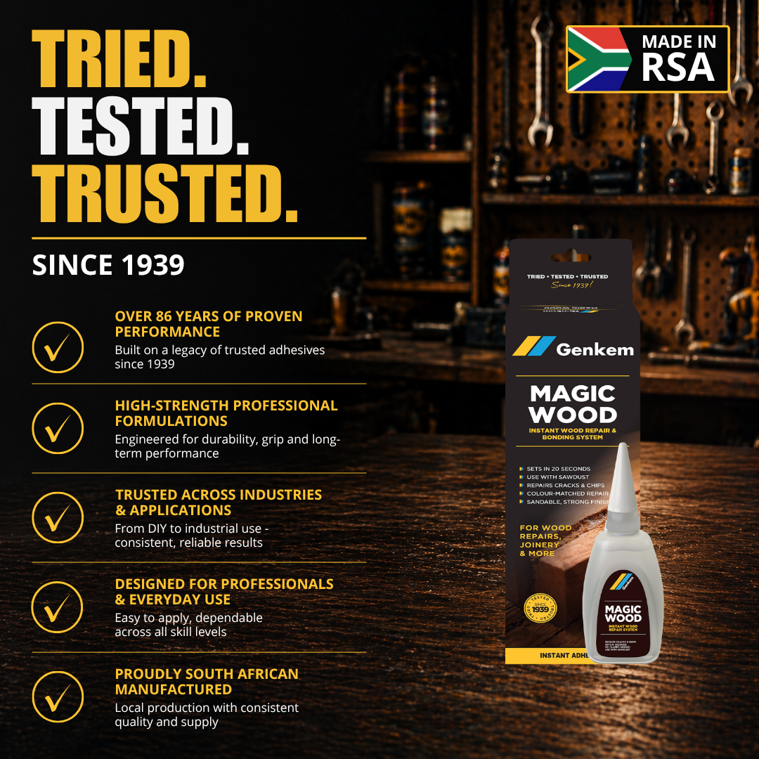 Genkem Magic Wood Instant Adhesive - Image 6