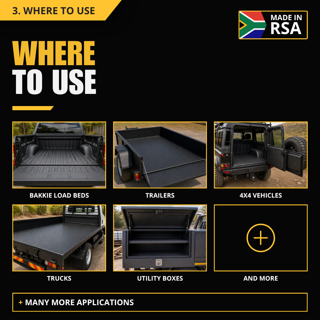 Genkem Bedliner Black Protective Coating - Image 3