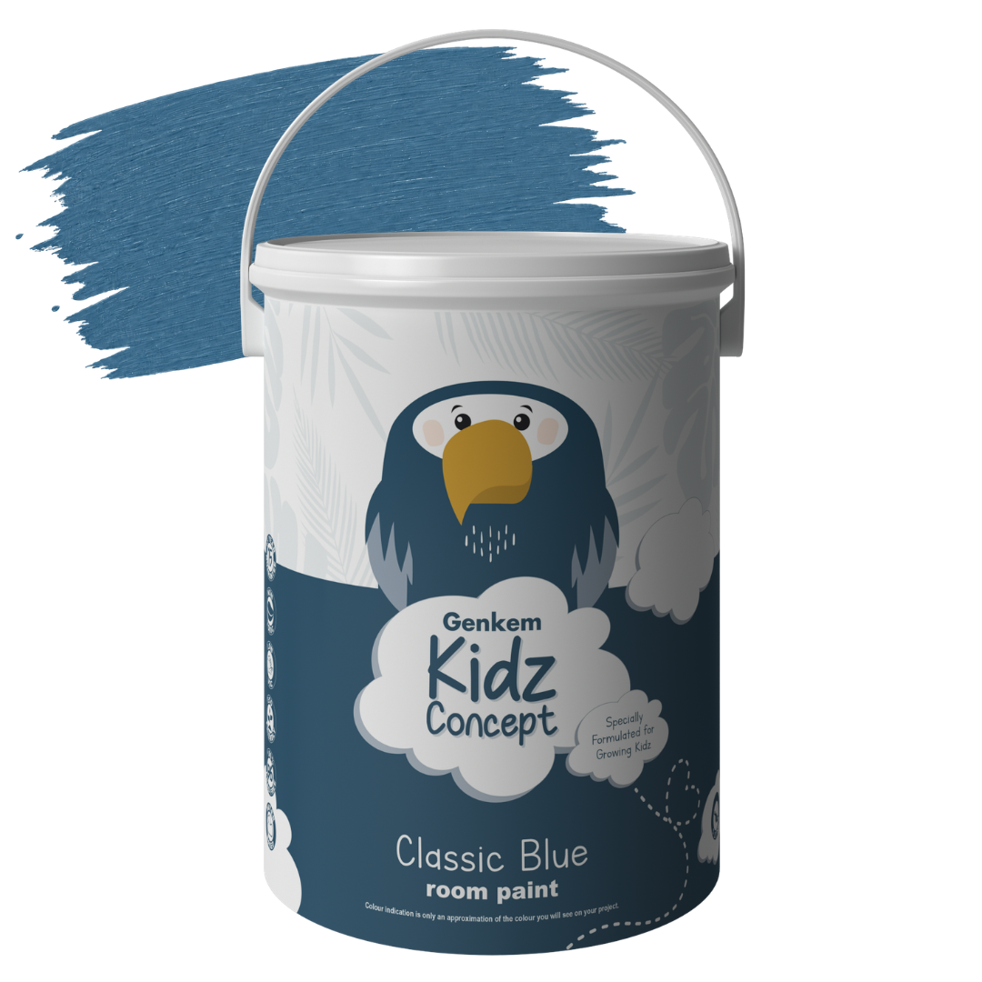 Genkem Kidz Concept Room Paint - Classic Blue