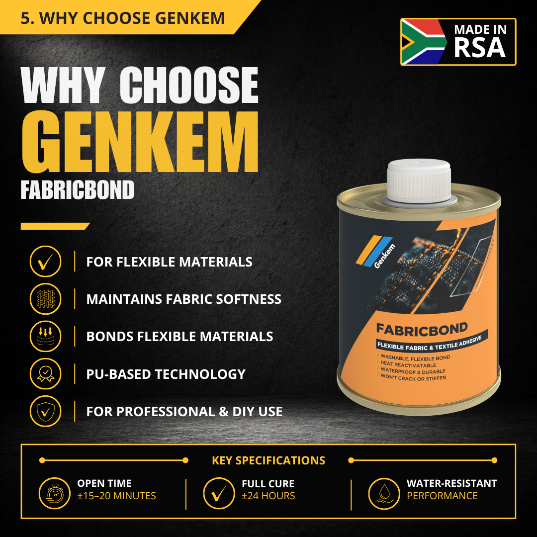 Genkem Fabricbond Fabric Adhesive - Image 5