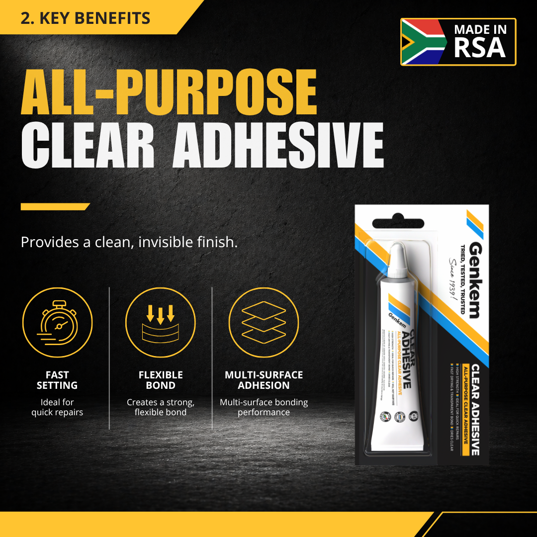 Genkem Clear Adhesive Glue - Image 2