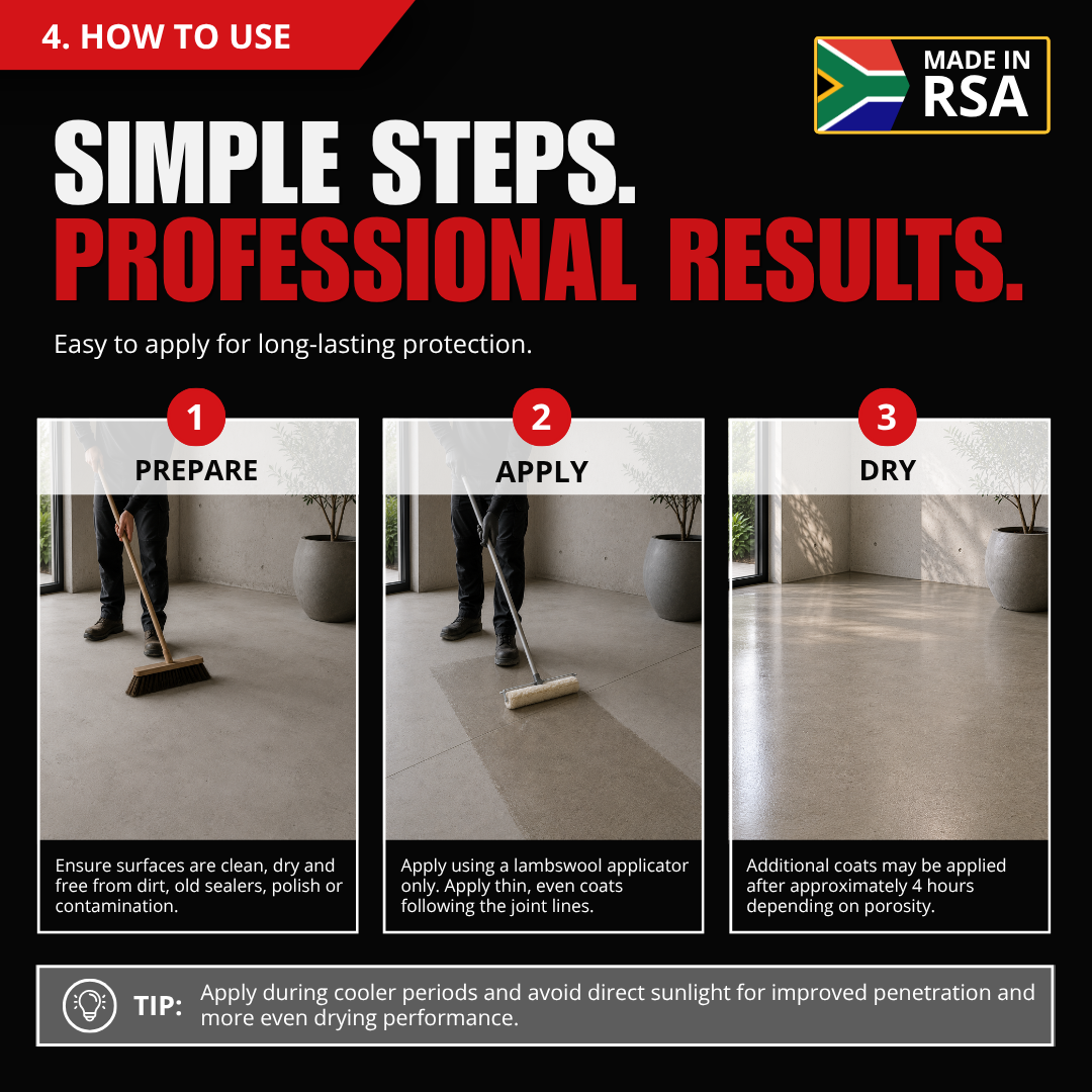 Nova 04 Concrete & Masonry Sealer Natural Finish - Image 4