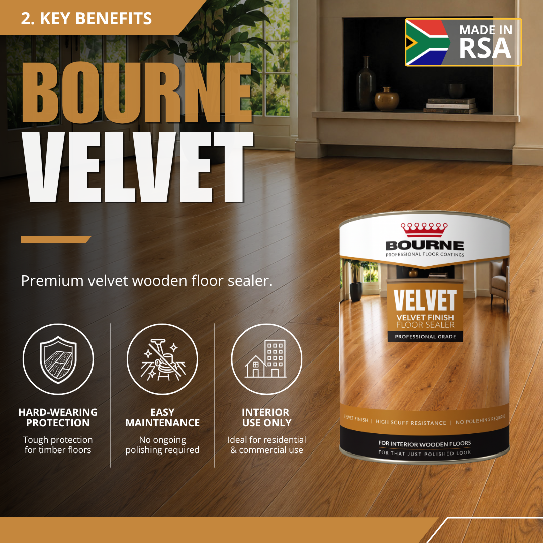 Bourne Velvet Wooden Floor Sealer - Image 2