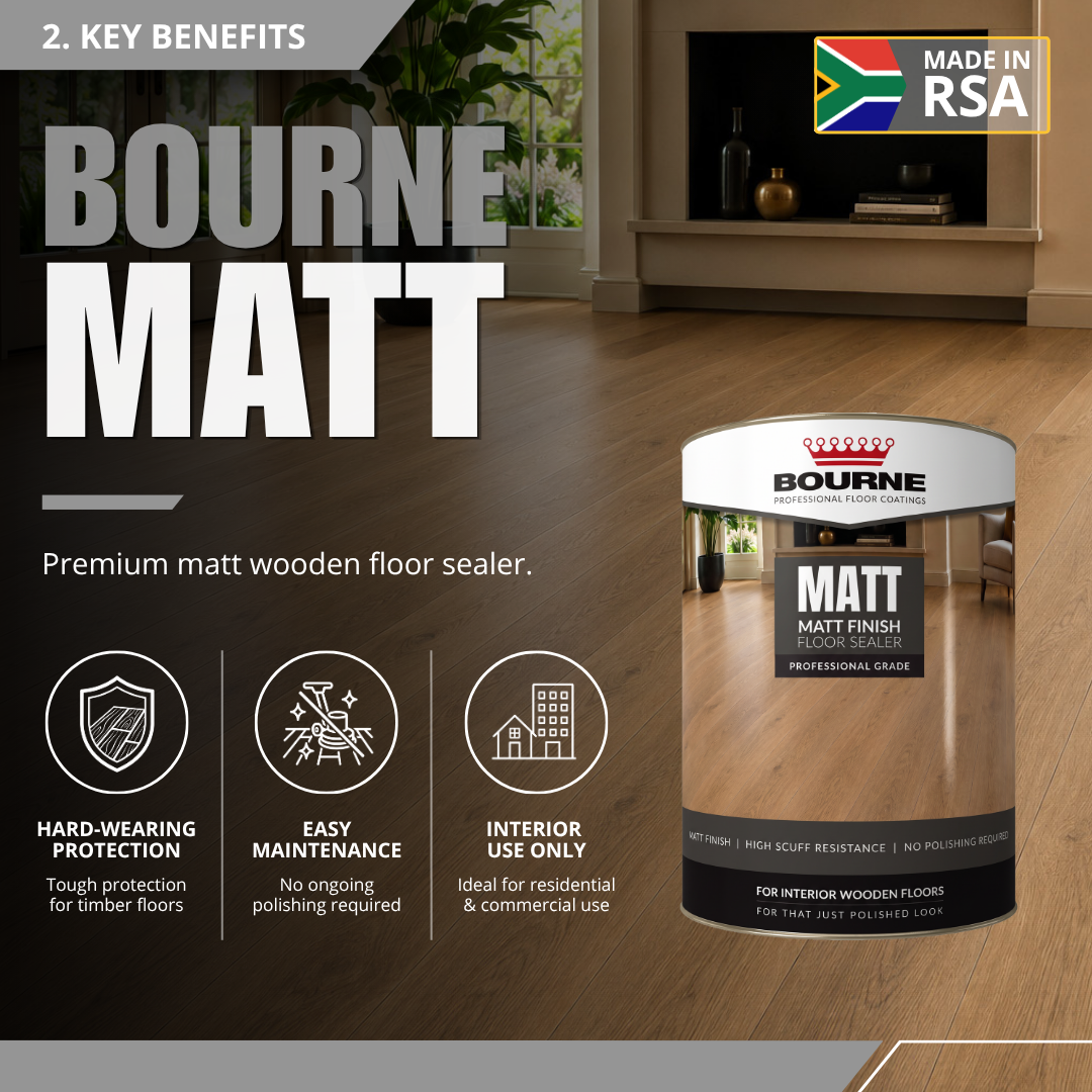 Bourne Matt Wooden Floor Sealer - Image 2