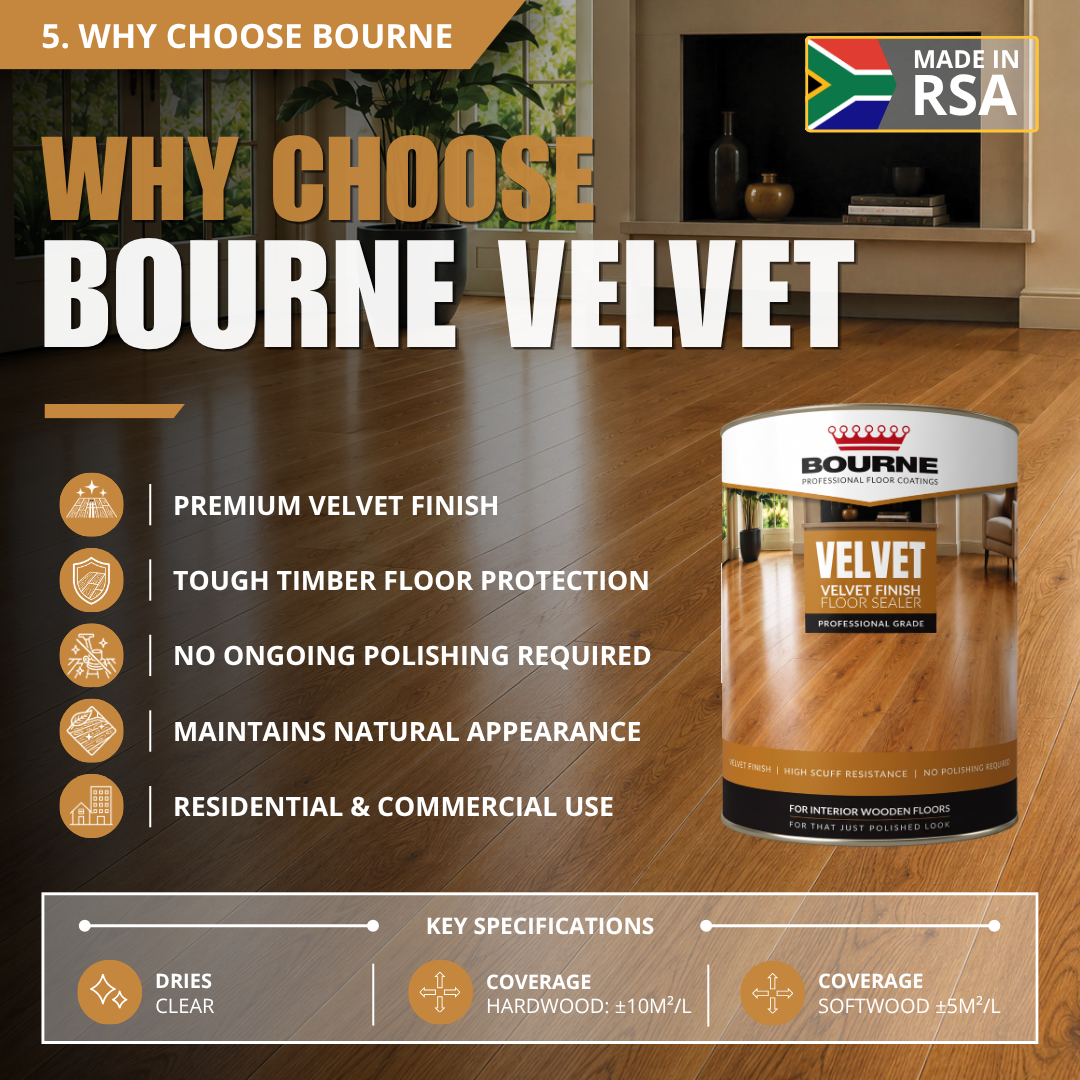 Bourne Velvet Wooden Floor Sealer - Image 5