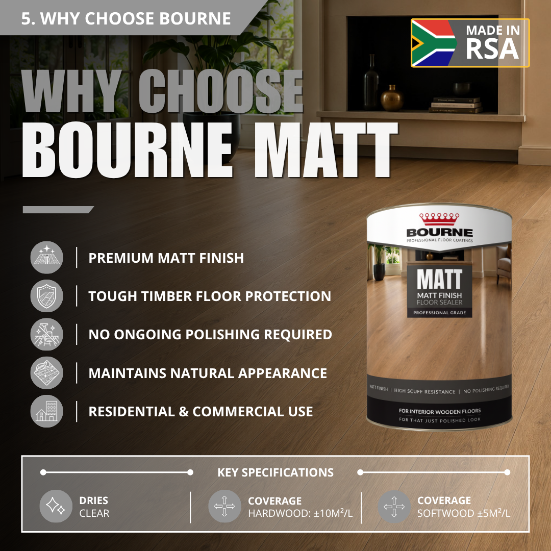 Bourne Matt Wooden Floor Sealer - Image 5