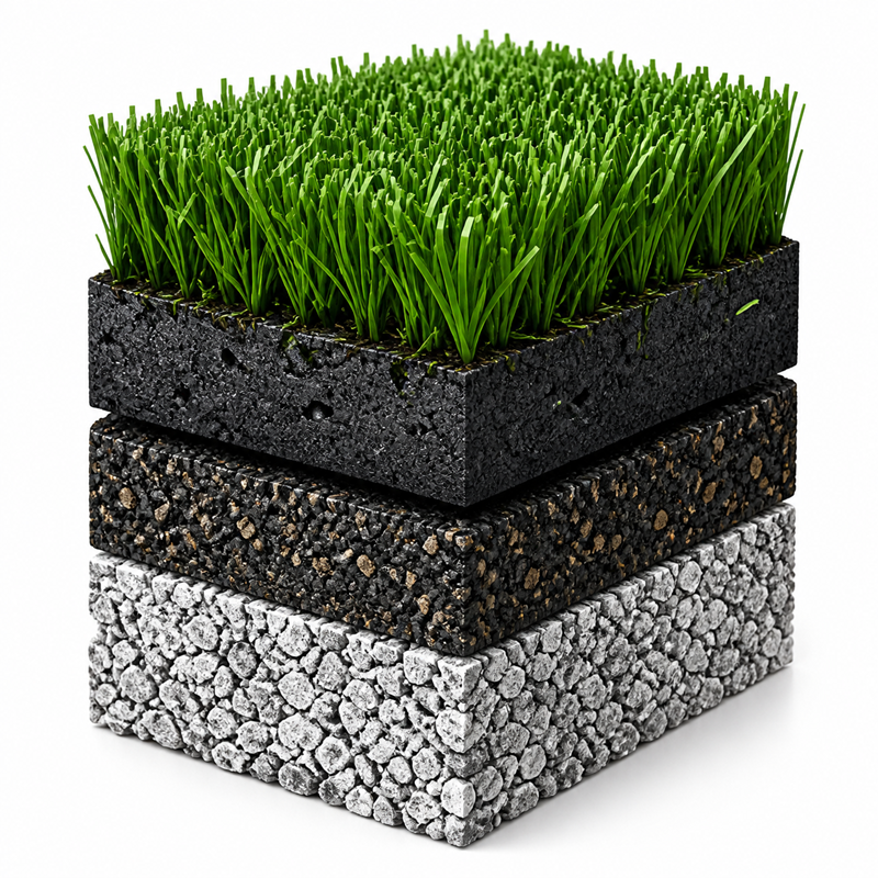Synthetic Turf system layers